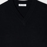 Maglione Nero con Scollo a V Uomo Cashmere Riciclato Flavio - Rifò Lab Moda circolare made in Italy
Nero Ardesia