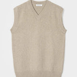 Gilet Uomo Cashmere Scollo a V Maglione Senza Maniche Uomo Ascanio - Rifò Lab Moda circolare made in Italy
Beige Sabbia