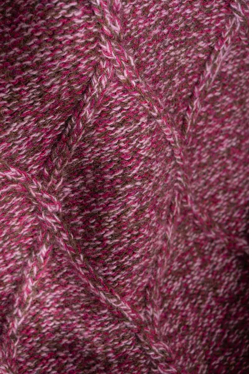 Gilet Donna Lana Rigenerata Collo Alto Delia - Rifò Lab Moda circolare made in Italy
Rosa Guava