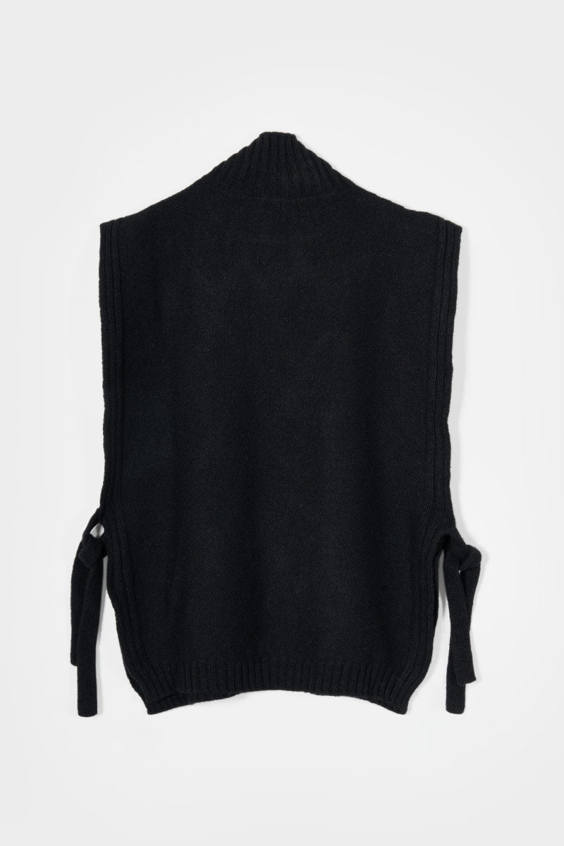 Pettorina Lana Rigenerata Gilet Lana Aperto Donna Delia - Rifò Lab Moda circolare made in Italy