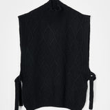 Pettorina Lana Rigenerata Gilet Lana Aperto Donna Delia - Rifò Lab Moda circolare made in Italy