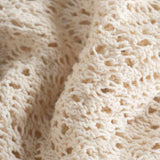 Maglia Traforata Donna Maglia Cotone Crochet Carmen - Rifò Lab Moda circolare made in Italy