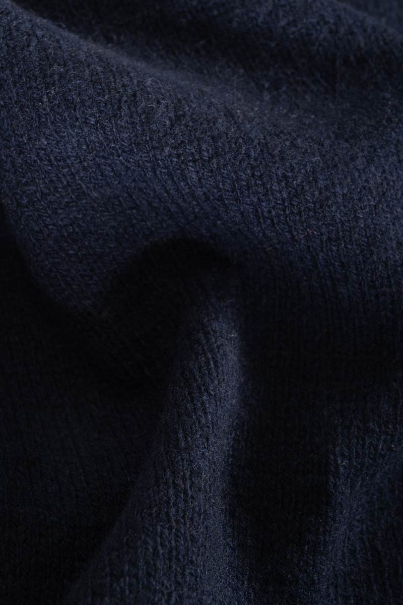 Maglione Polo Uomo Cashmere Riciclato Bernardo - Rifò Lab Moda circolare made in Italy
Blu Mora