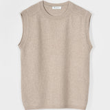 Gilet Donna in Maglia Cashmere Rigenerato Angela Smanicato Donna - Rifò Lab Moda circolare made in Italy
Beige Sabbia