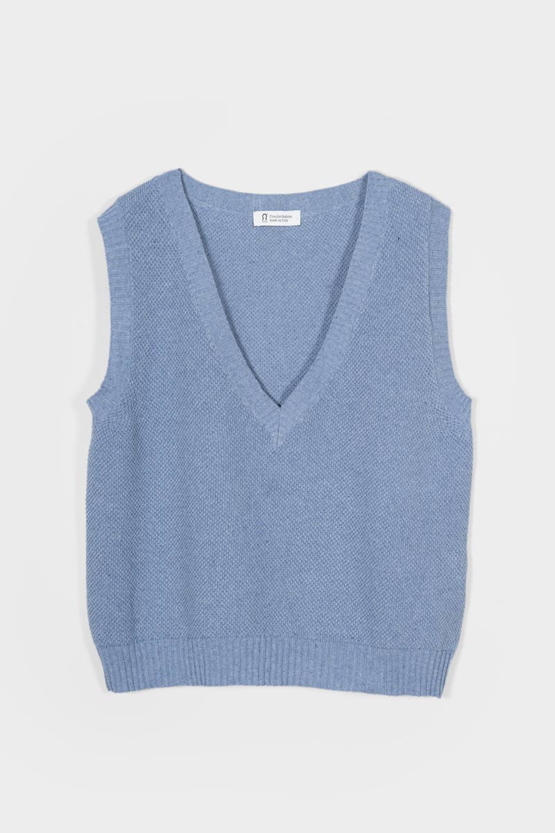 Gilet Cotone Donna Elodie - Rifò Lab Moda circolare made in Italy