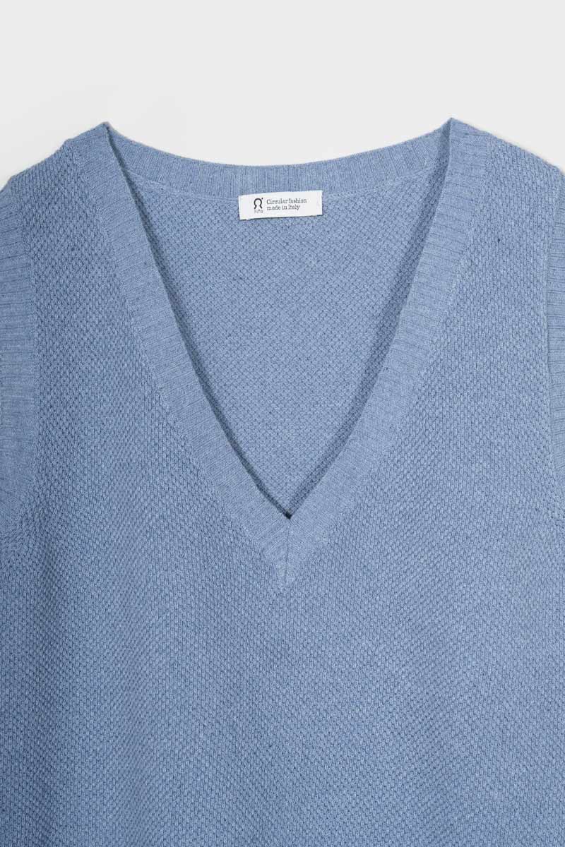 Gilet Cotone Donna Elodie - Rifò Lab Moda circolare made in Italy