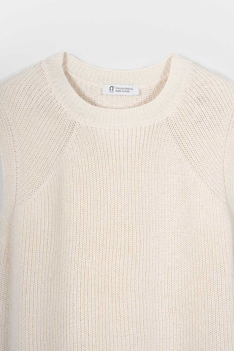 Gilet Donna Cotone Rigenerato Adelaide Bianco