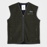 Gilet Pile Donna Uomo Lana Riciclata Andrew - Rifò Lab Moda circolare made in Italy
Verde Foresta