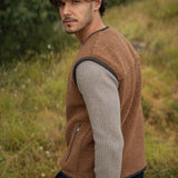 Fleeceweste aus recycelter Wolle Unisex Andrew 