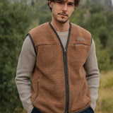 Fleeceweste aus recycelter Wolle Unisex Andrew 