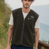 Fleeceweste aus recycelter Wolle Unisex Andrew 