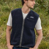 Fleeceweste aus recycelter Wolle Unisex Andrew 