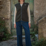 Fleeceweste aus recycelter Wolle Unisex Andrew 