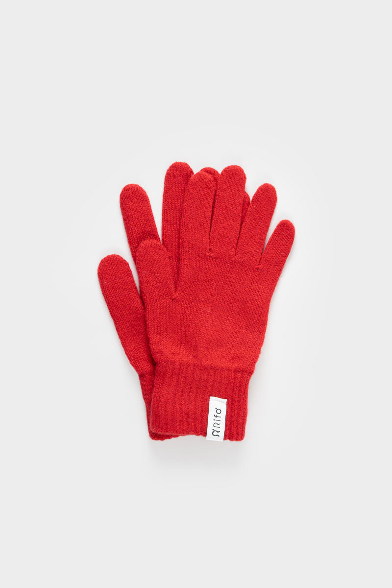 Guanti in Cashmere Donna Anita - Rifò Lab Moda circolare made in Italy
Rosso Papavero
