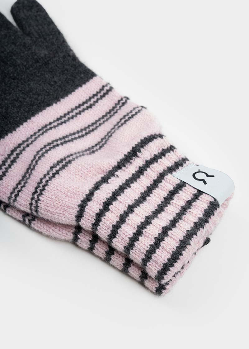 Guanti Donna Cashmere Rigenerato Zero Waste Duo - Rifò Lab Moda circolare made in Italy