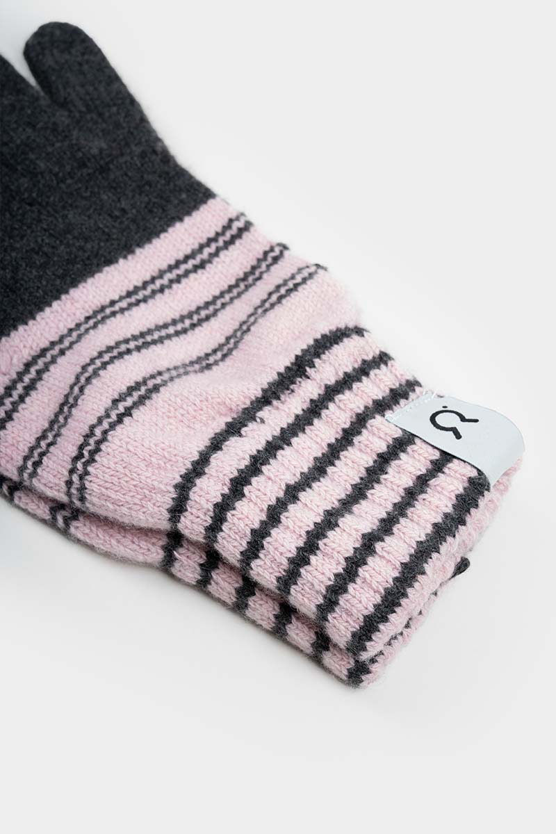 Guanti Donna Cashmere Rigenerato Zero Waste Duo - Rifò Lab Moda circolare made in Italy