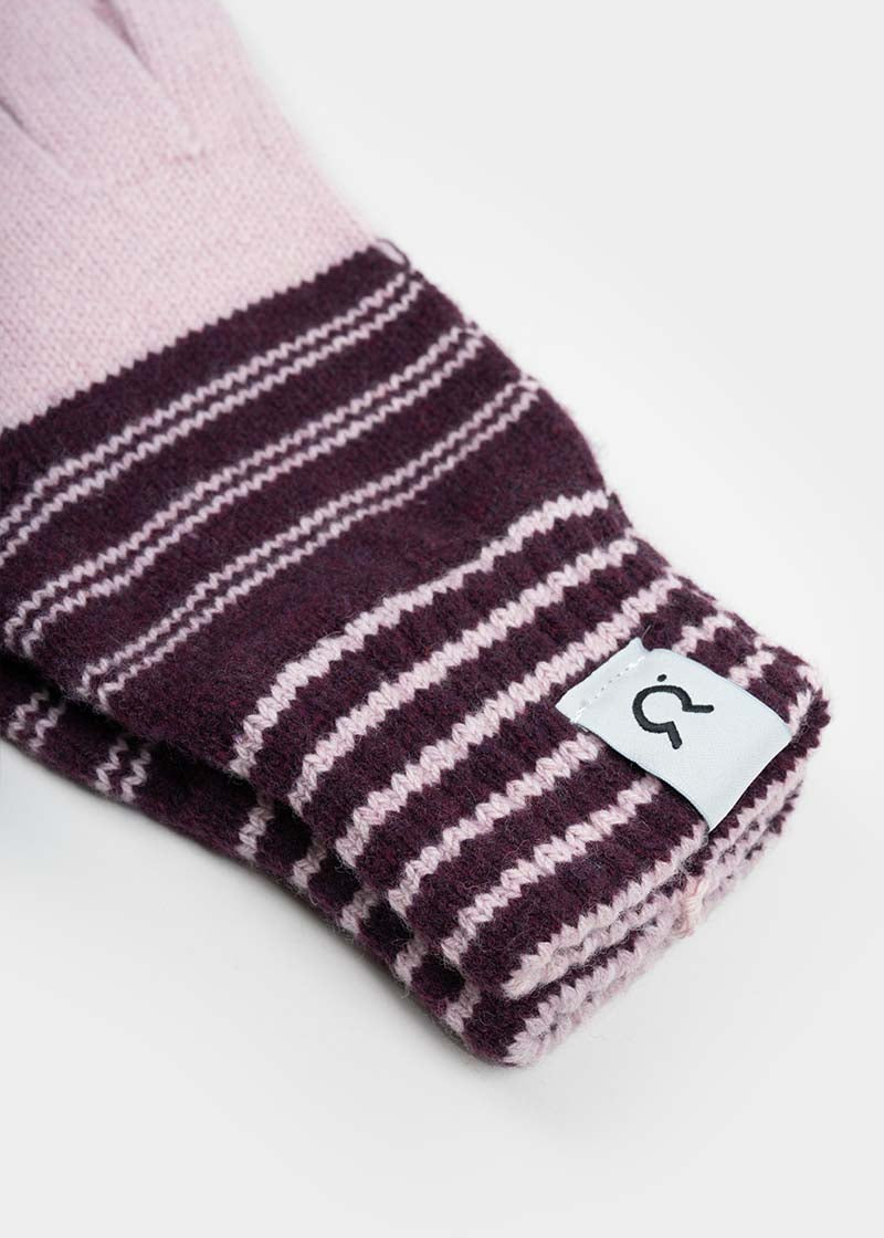 Guanti Donna Cashmere Rigenerato Zero Waste Duo - Rifò Lab Moda circolare made in Italy