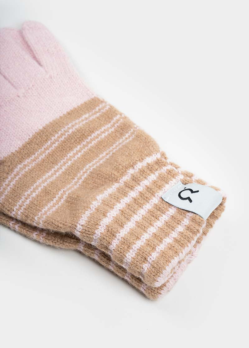 Guanti Donna Cashmere Rigenerato Zero Waste Duo - Rifò Lab Moda circolare made in Italy
