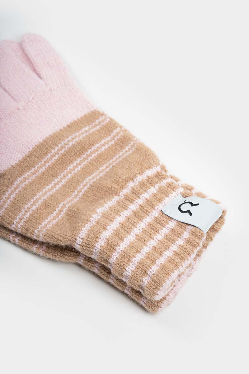Guanti Donna Cashmere Rigenerato Zero Waste Duo - Rifò Lab Moda circolare made in Italy