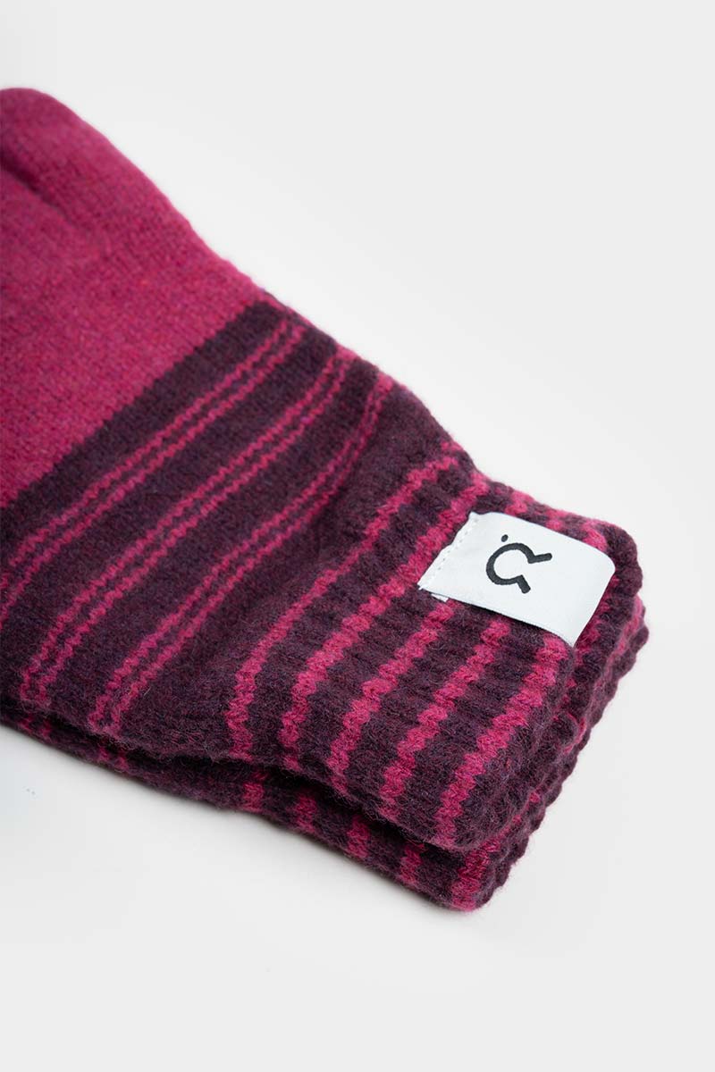 Guanti Donna Cashmere Rigenerato Zero Waste Duo - Rifò Lab Moda circolare made in Italy