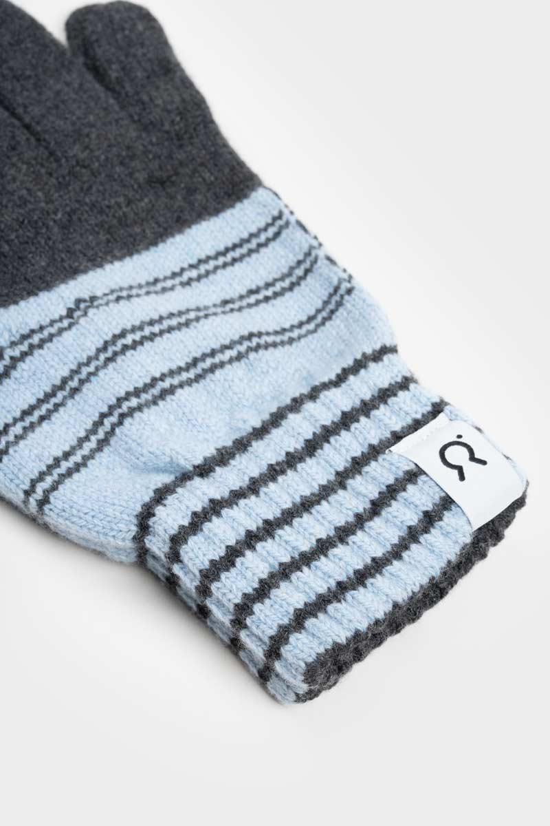 Guanti Uomo Cashmere Rigenerato Zero Waste Duo - Rifò Lab Moda circolare made in Italy