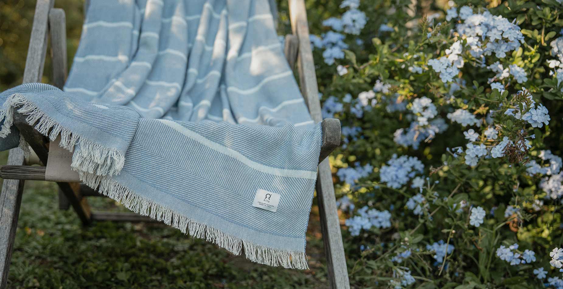 Telo Mare Cotone Rigenerato ss26 - Rifò Lab Moda circolare made in Italy