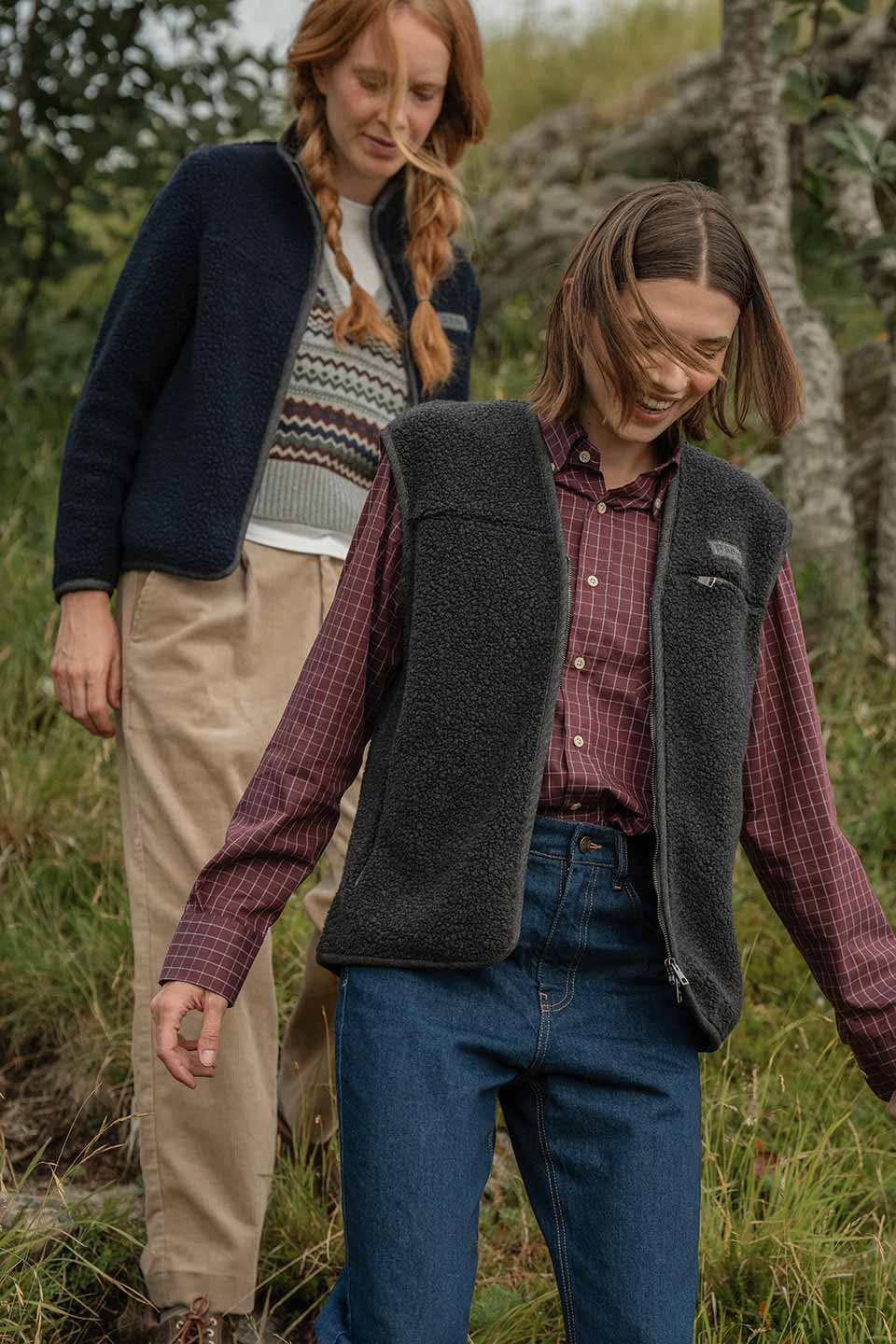 Gilet e Giacca Pile Uomo Lana Rigenerata Uomo Donna - Rifò Lab Moda circolare made in Italy