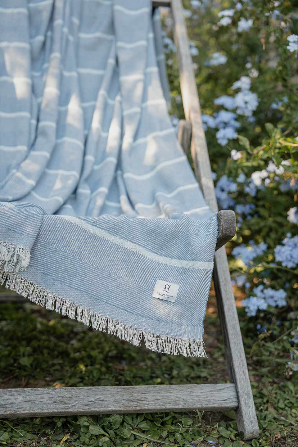 Telo Mare Cotone Rigenerato ss26 - Rifò Lab Moda circolare made in Italy