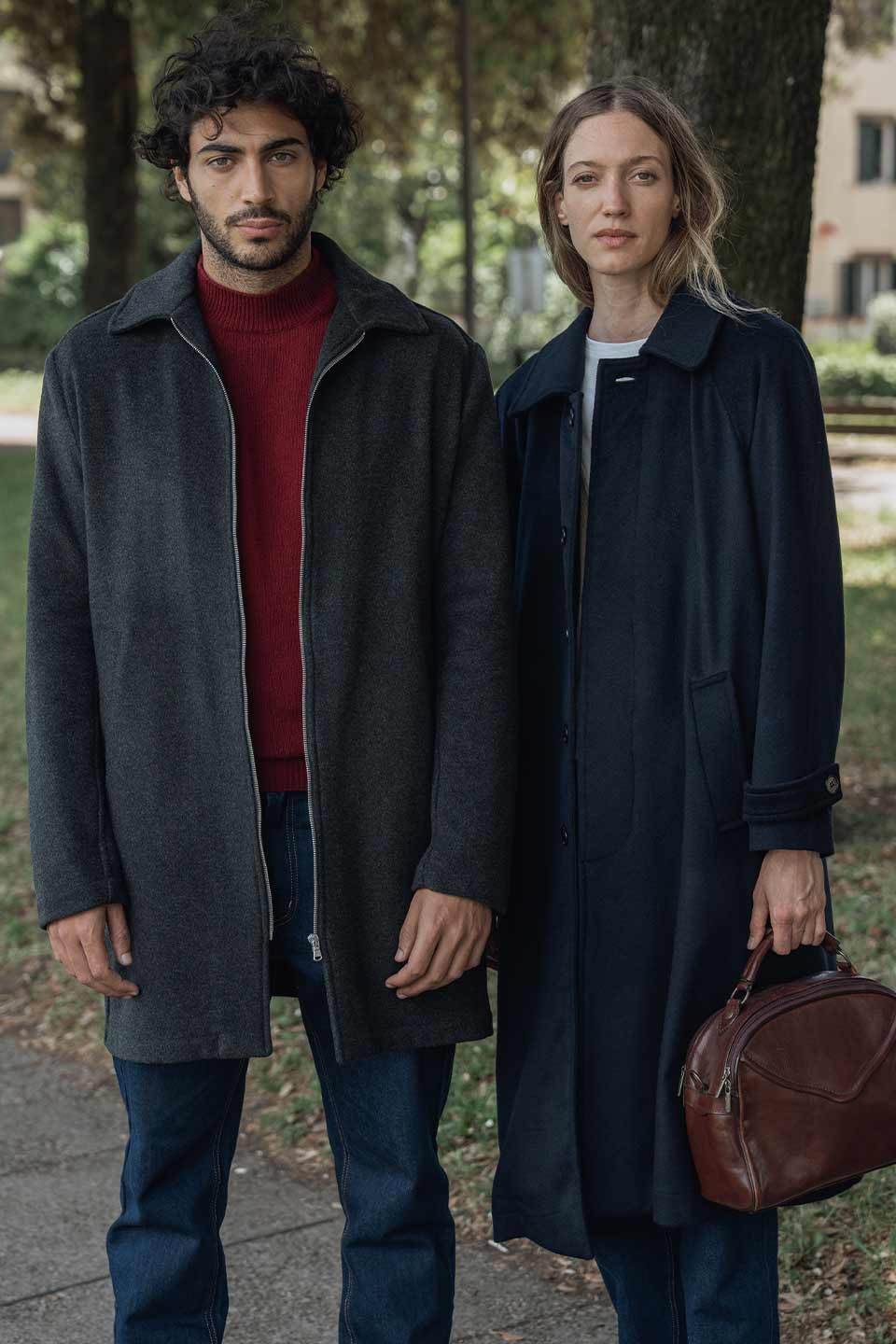 Cappotto Lana Uomo Donna - Abbigliamento Sostenibile Moda Circolare Made in Italy Rifò