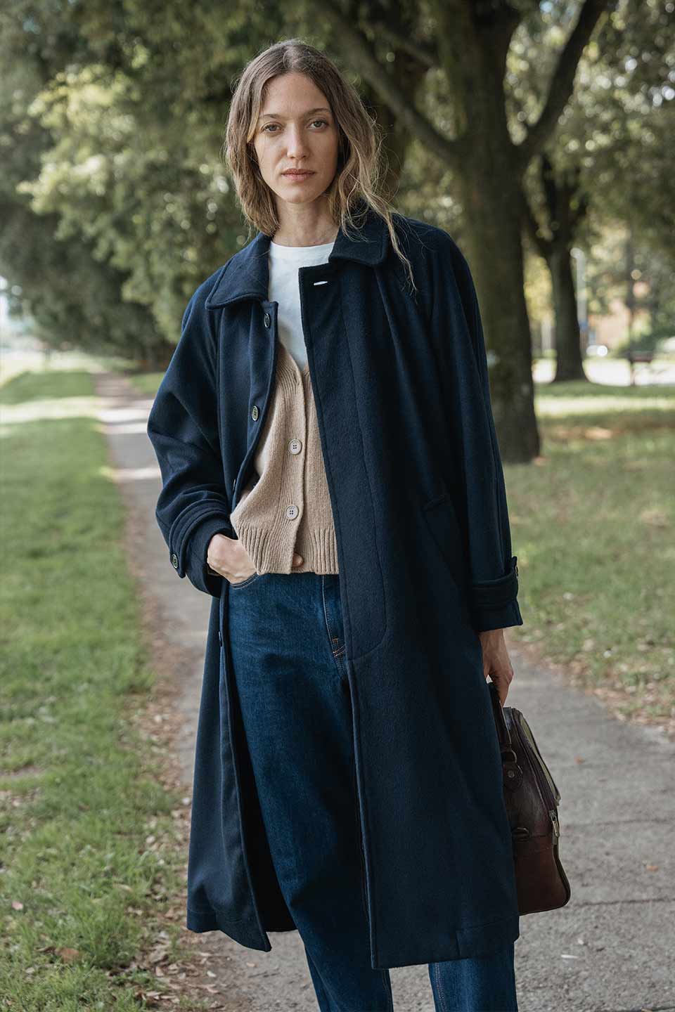 Cappotto Lana Uomo Donna - Abbigliamento Sostenibile Moda Circolare Made in Italy Rifò