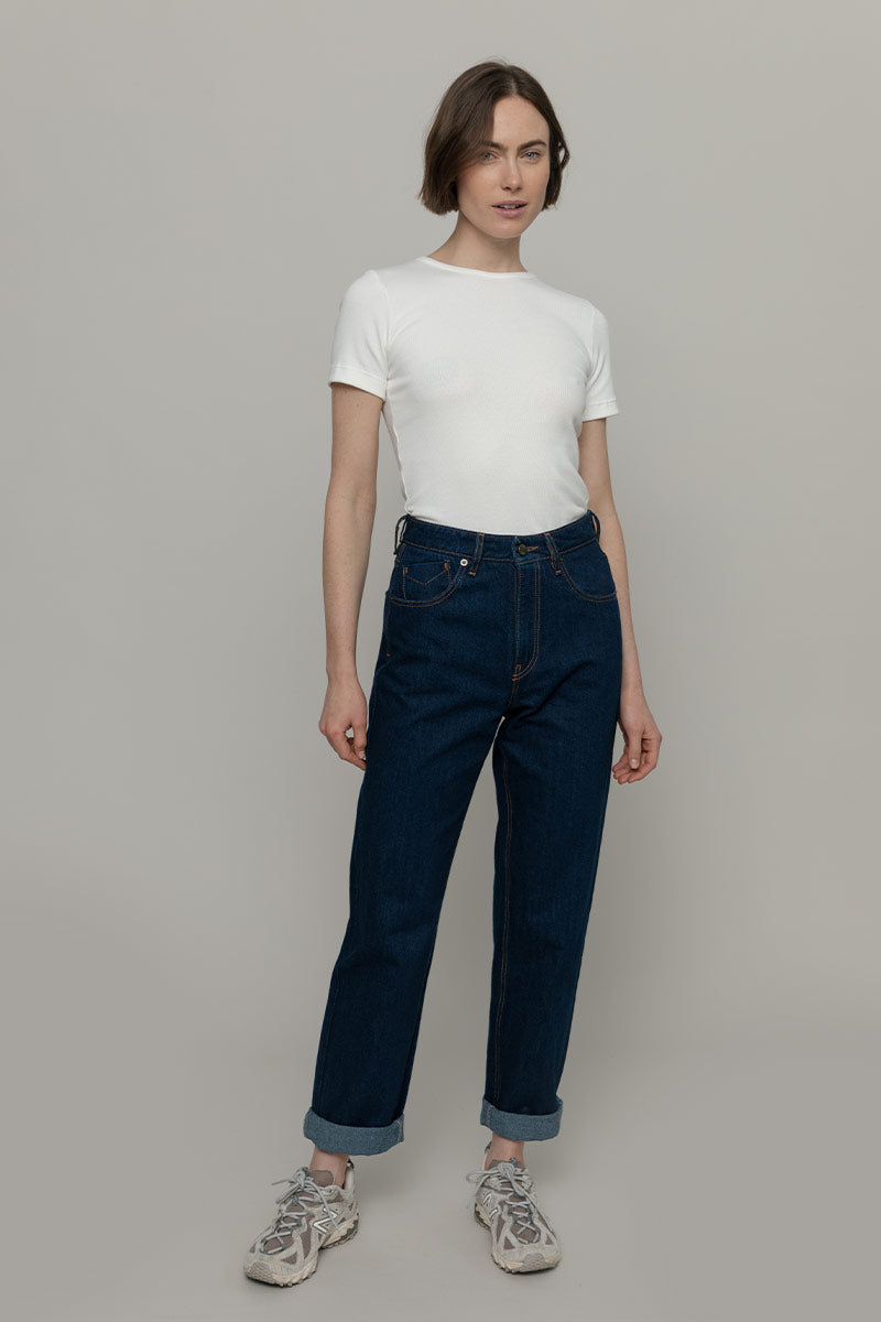 Indigo | Pantaloni Jeans Donna Cotone Rigenerato Aglaia