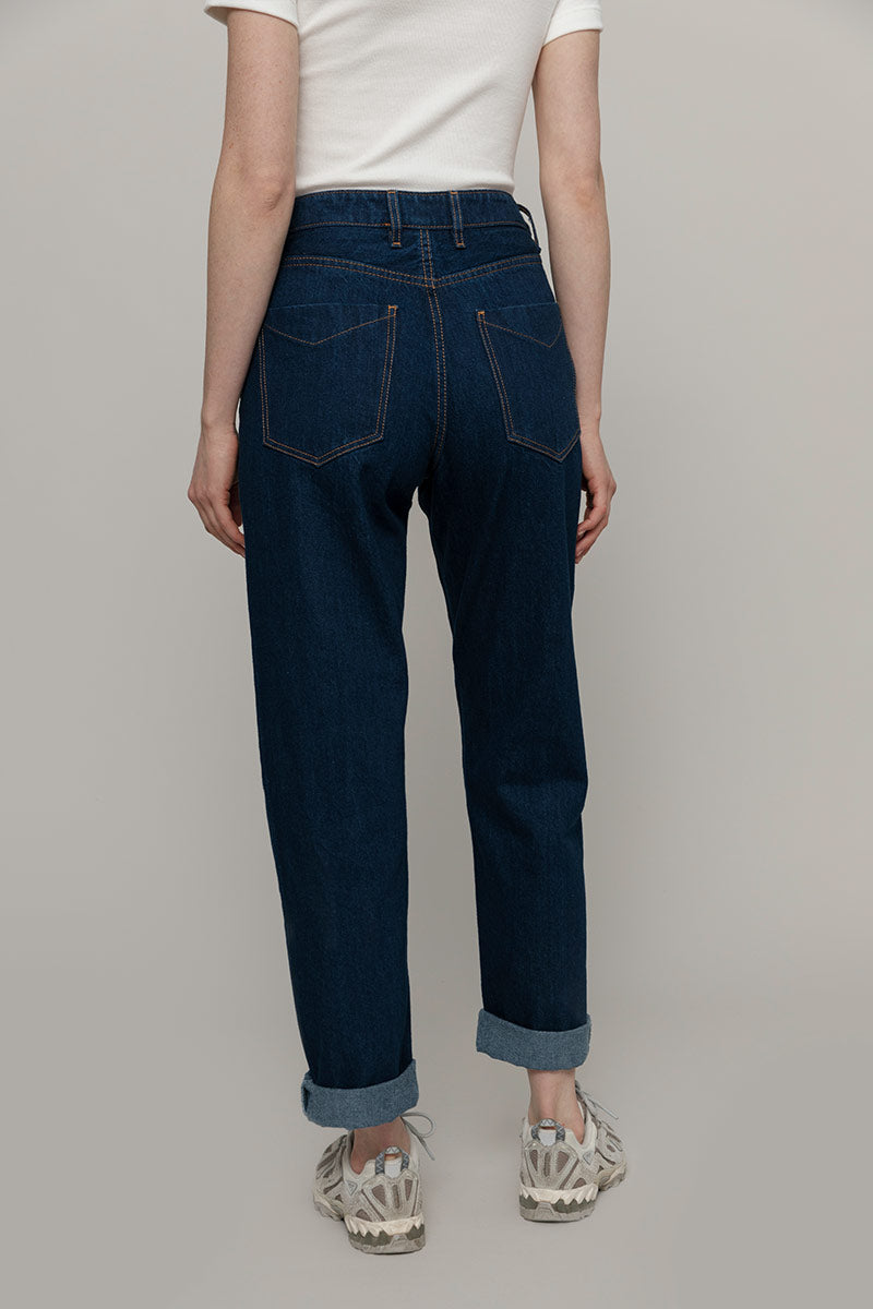 Indigo | Pantaloni Jeans Donna Cotone Rigenerato Aglaia