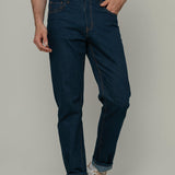 Pantaloni Jeans Uomo Cotone Rigenerato Kai Blu Indigo