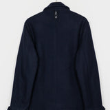 Blu Marina | Cappotto uomo peacot lana rigenerata