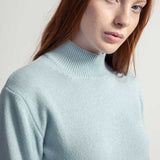 Maglia Donna Cashmere Rigenerato Ada Azzurro