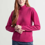 Maglia Donna Cashmere Rigenerato Ada Rosa 