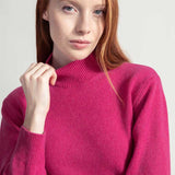 Maglia Donna Cashmere Rigenerato Ada Rosa 