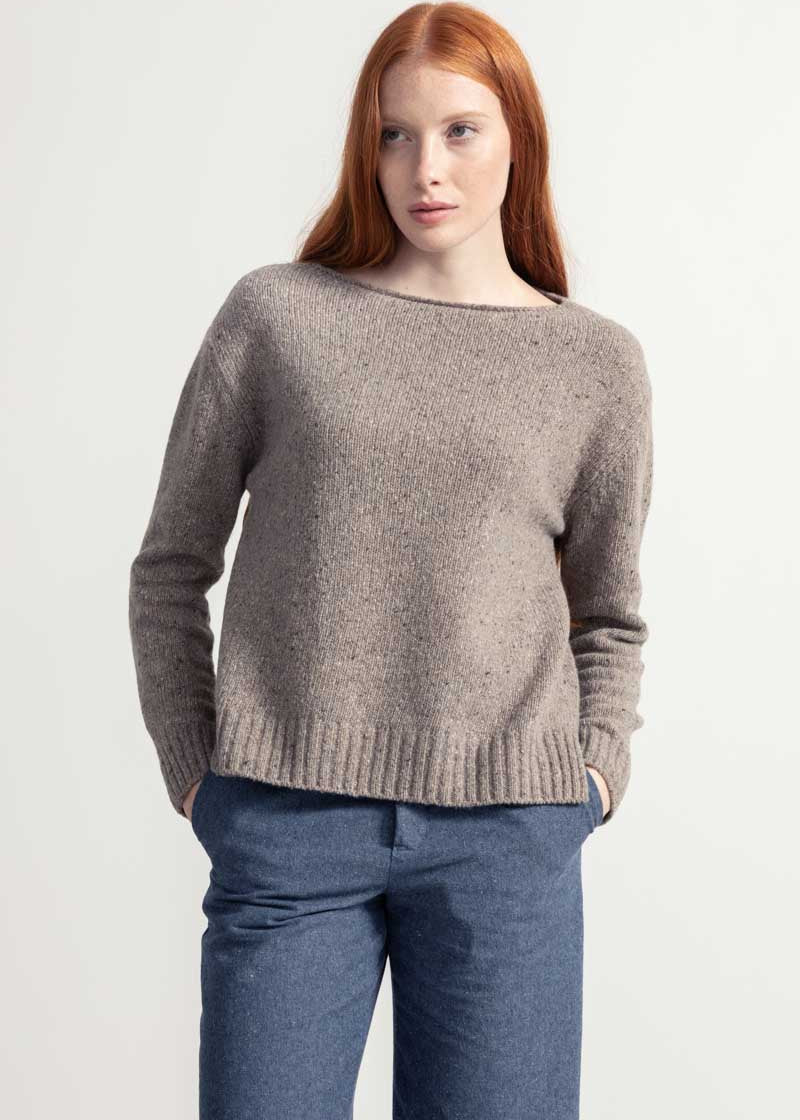 Maglia Donna Cashmere Rigenerato Eloisa Beige