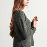 Maglia Donna Cashmere Rigenerato Eloisa Verde