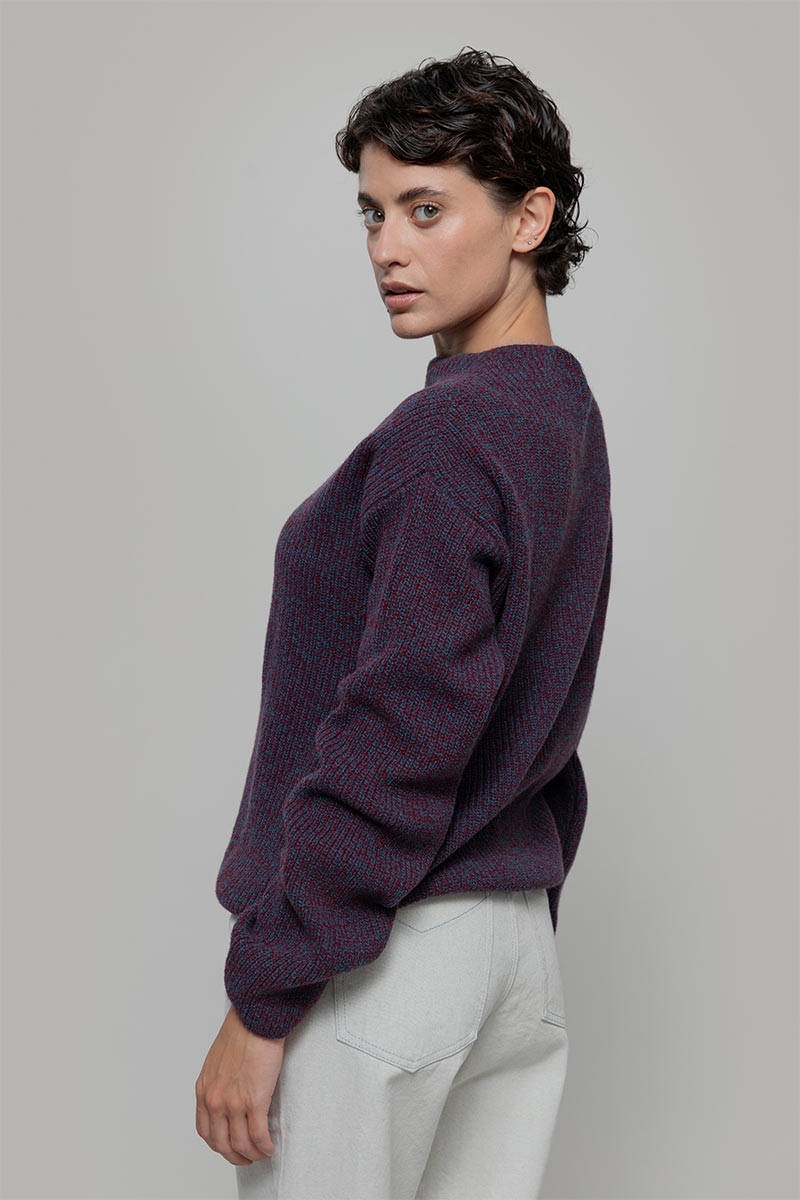 Maglia Donna Cashmere Rigenerato Melissa - Rifò Lab Moda circolare made in Italy