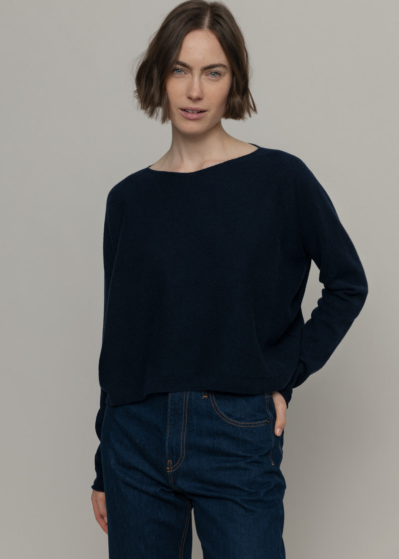 Blu Mora | Maglia Donna Cashmere Rigenerato Silvia