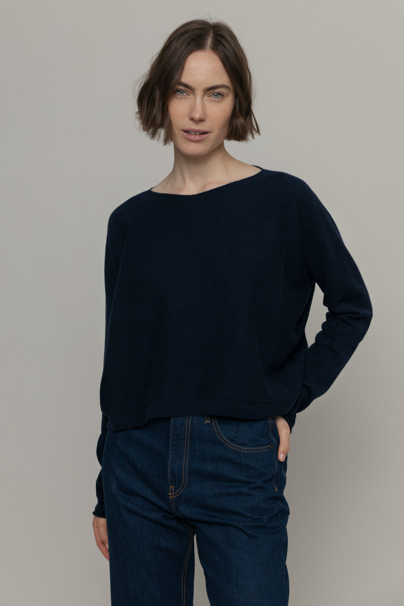 Blu Mora | Maglia Donna Cashmere Rigenerato Silvia