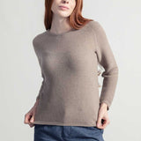 Beige Sabbia | Maglia cashmere rigenerato