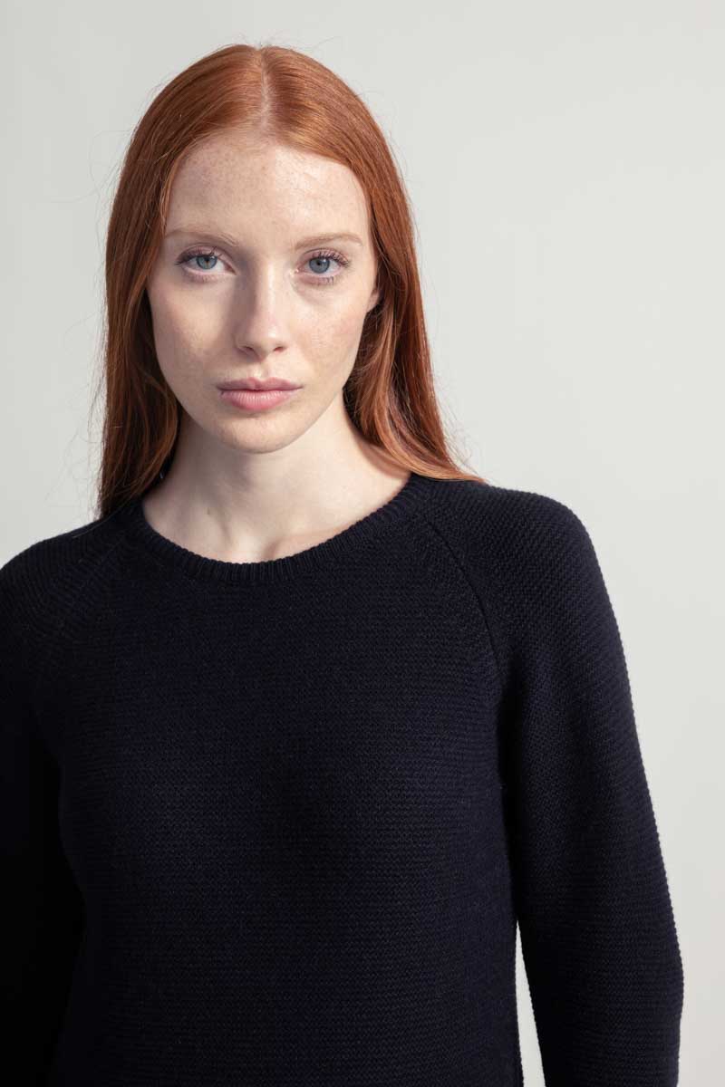 Nero Ardesia | Maglia cashmere rigenerato