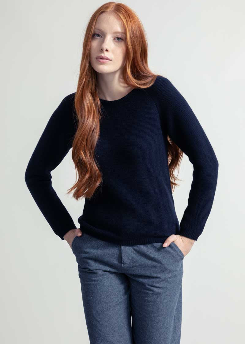 Blu Mora | Maglia cashmere rigenerato