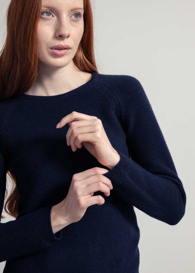 Blu Mora | Maglia cashmere rigenerato