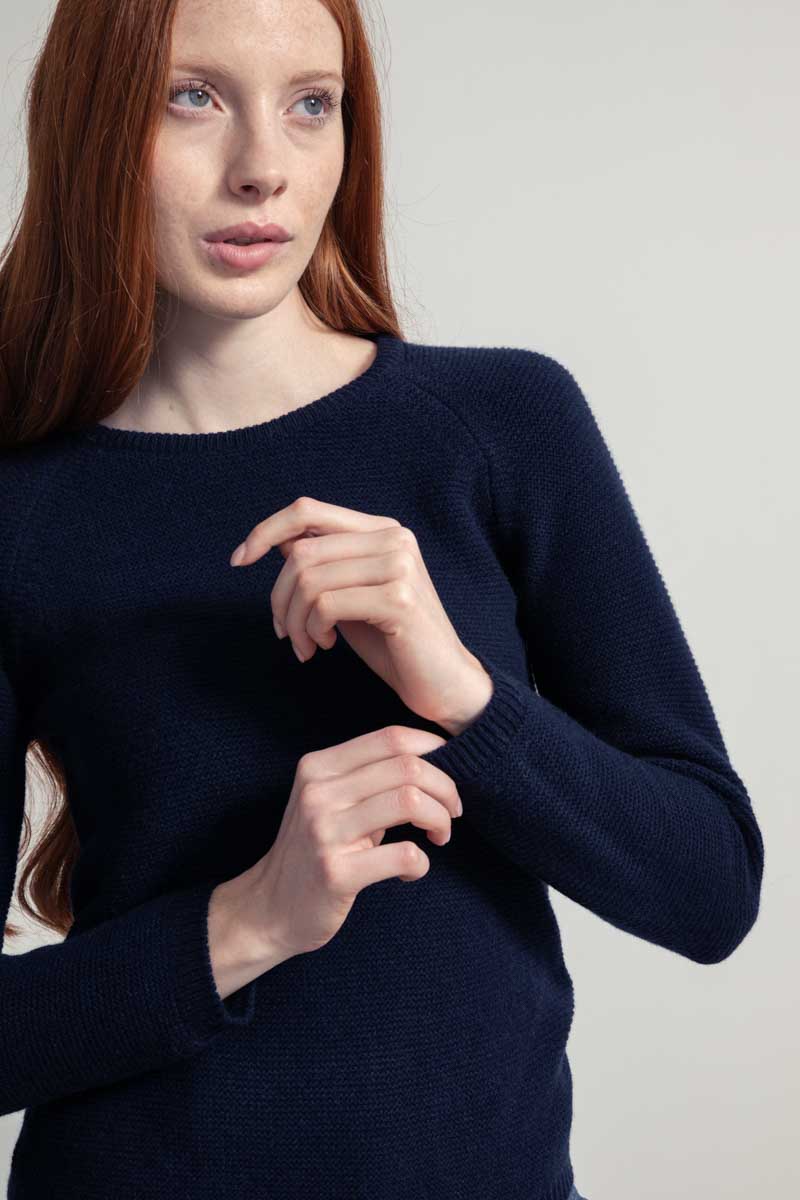 Blu Mora | Maglia cashmere rigenerato