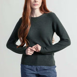 Verde Foresta | Maglia cashmere rigenerato