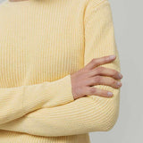 Giallo Crema | Maglia Donna Cotone Rigenerato Olga