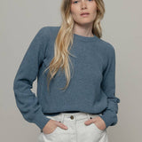 Maglia Donna Denim Rigenerato Alice Blu Atlantico